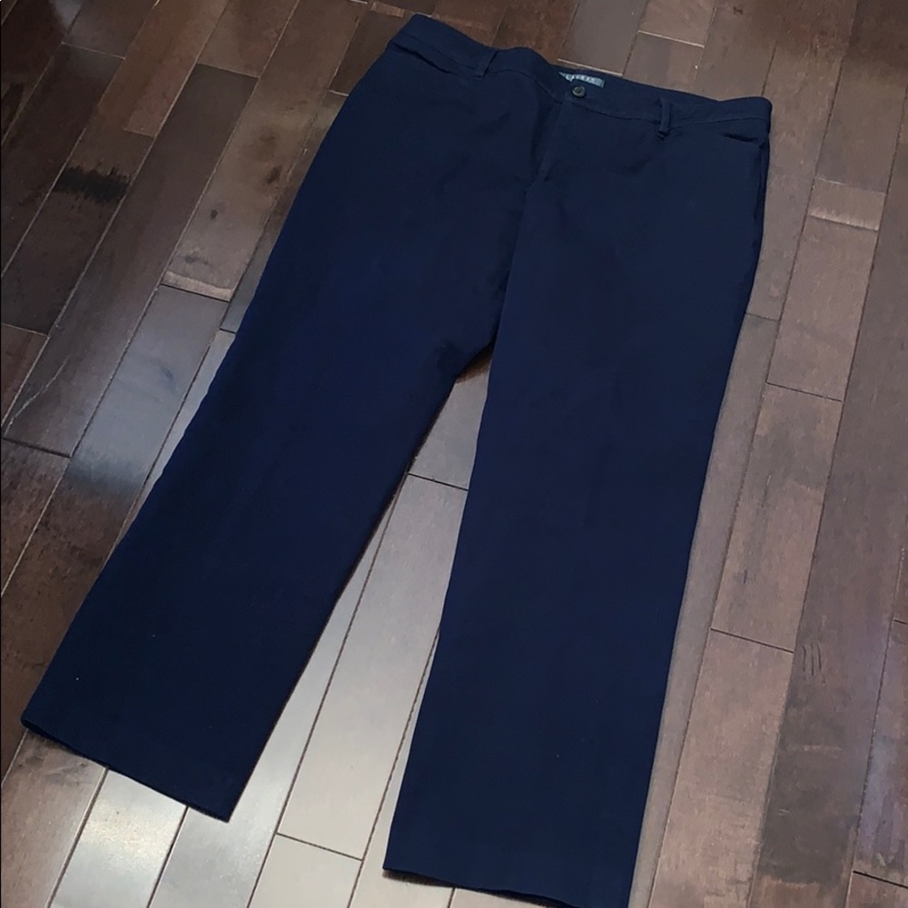 EUC Ralph Lauren size 16 navy pants